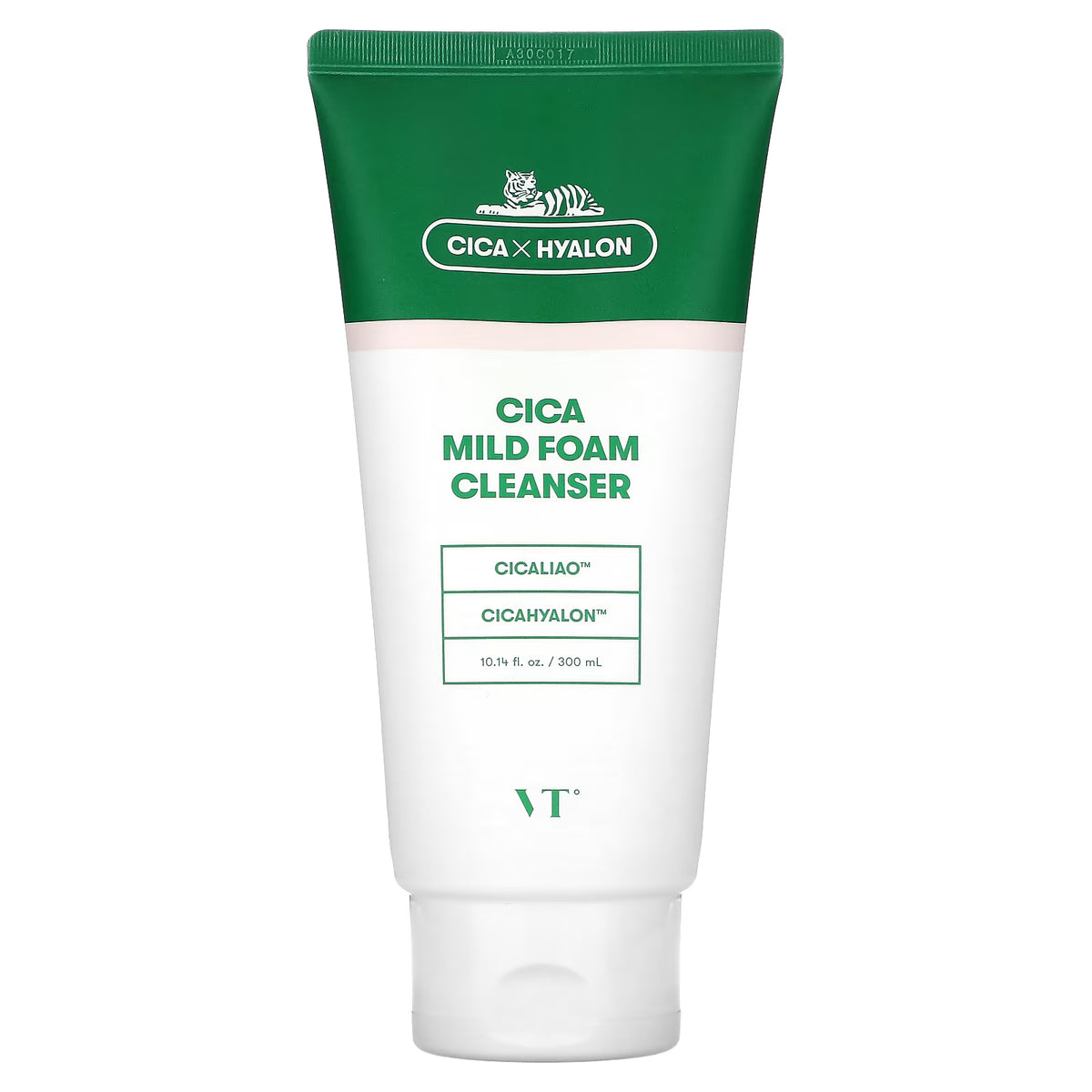 VT Cosmetics - Cica Mild Foam Cleanser · 300ml — cosmética coreana HANA