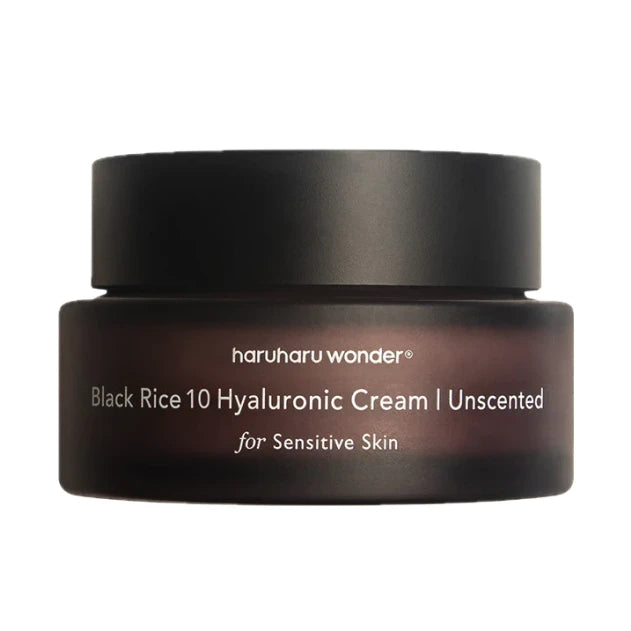 Haruharu Wonder - Black Rice 10 Hyaluronic Cream Unscented · 50ml — cosmética coreana HANA