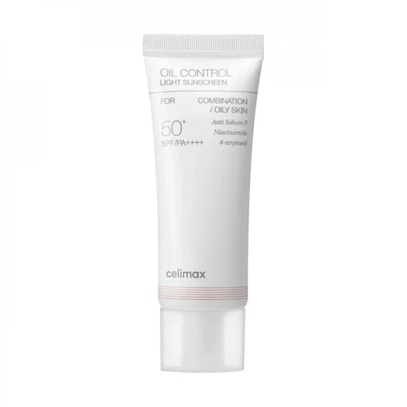 Celimax - Oil Control Light Sunscreen SPF50+ PA++++ · 40ml — cosmética coreana HANA