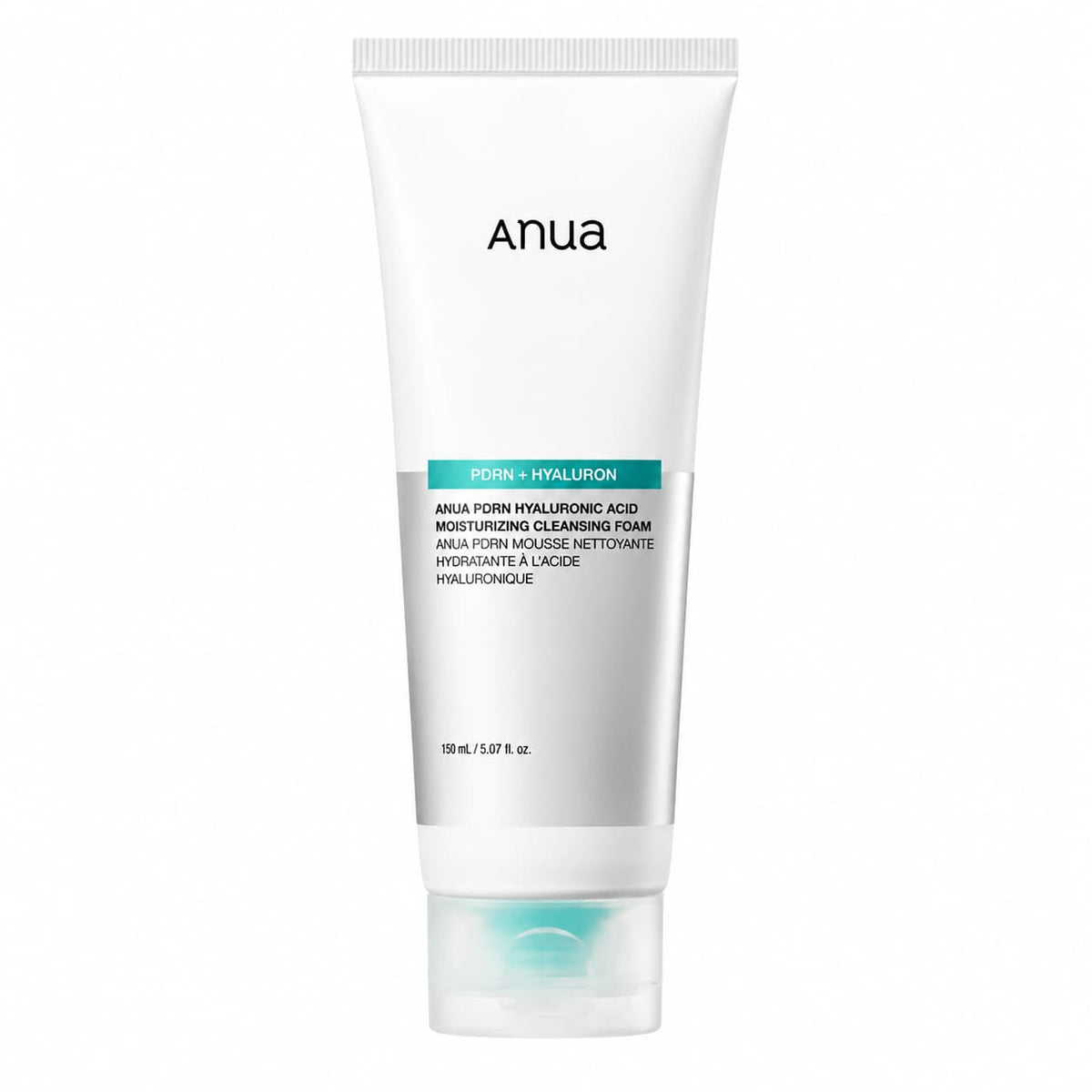 Anua - PDRN Hyaluronic Acid Moisturizing Cleansing Foam 150ml — cosmética coreana HANA