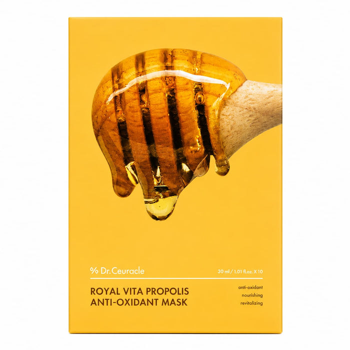 Dr. Ceuracle – Royal Vita Propolis Anti-Oxidant Mask, 10 sheets