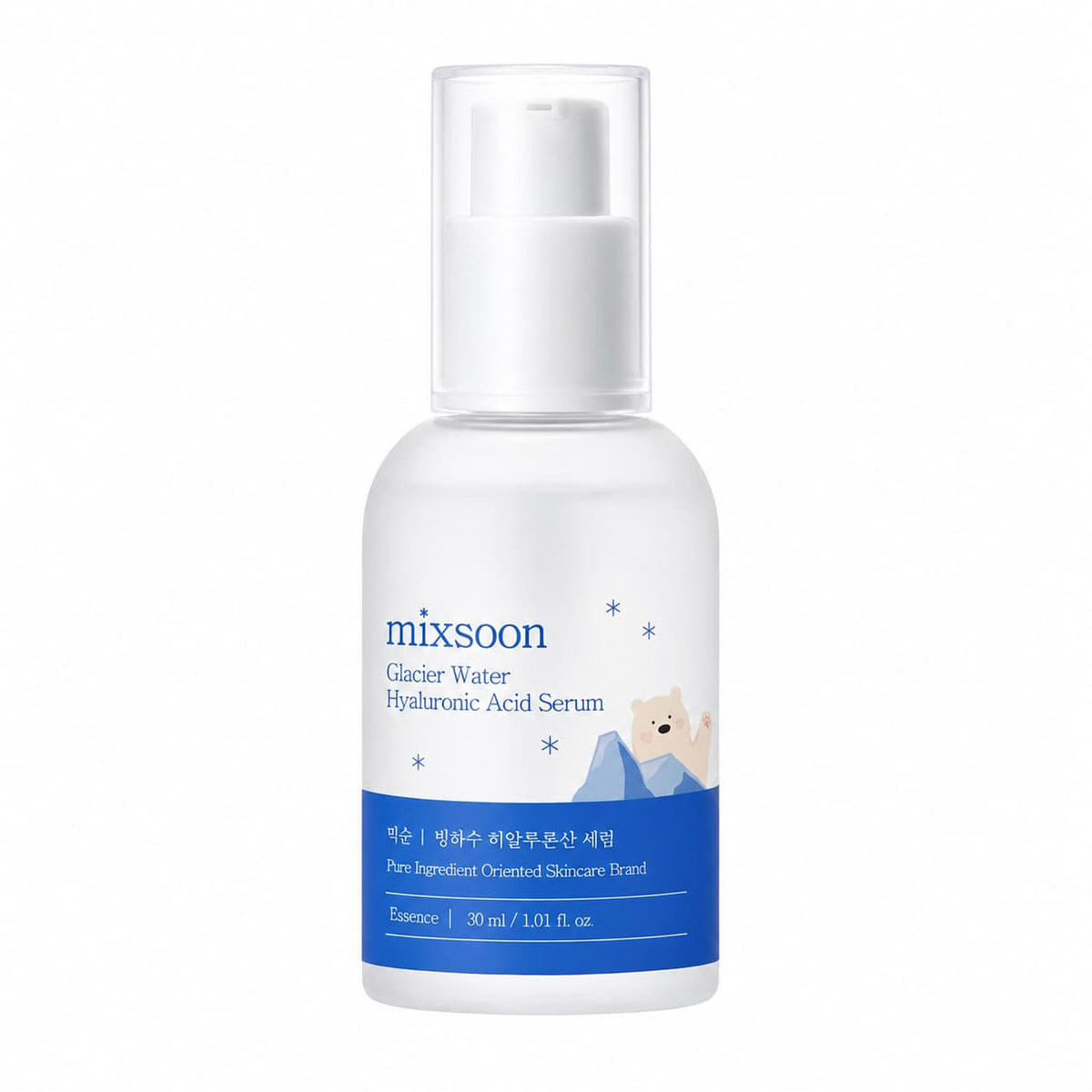 Mixsoon - Glacier Water Hyaluronic Acid Serum · 30ml — cosmética coreana HANA