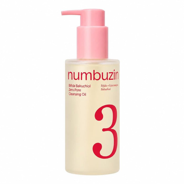 Numbuzin - No.3 Bifida Bakuchiol Zero Pore Cleansing Oil · 200ml
