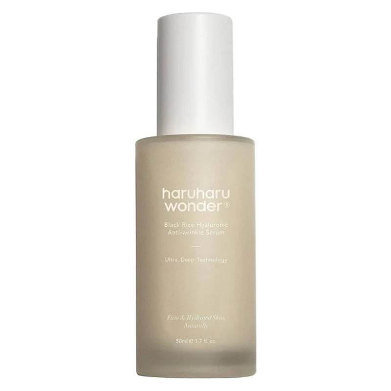 Haruharu Wonder - Black Rice Hyaluronic Anti-Wrinkle Serum · 50ml — cosmética coreana HANA