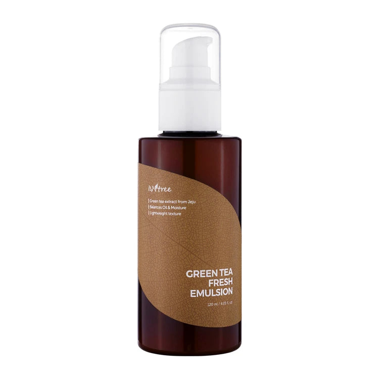 Isntree - Green Tea Fresh Emulsion · 120ml — cosmética coreana HANA