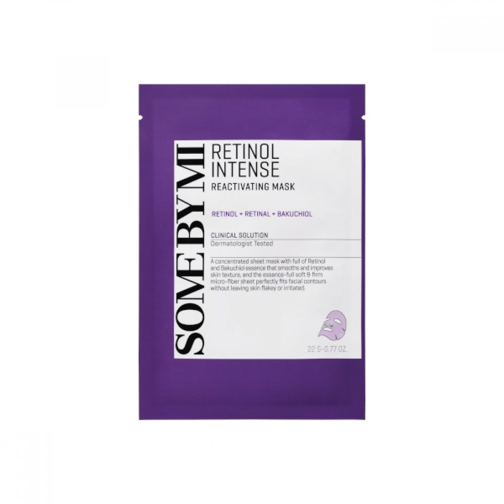 SOME BY MI - Retinol Intense Reactivating Mask - 1ea — cosmética coreana HANA